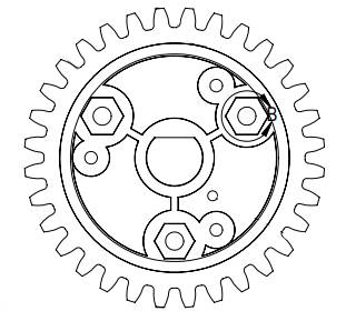 Spur Gear (Used) (7826279071922)
